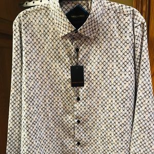 American Modern Dress Shirt -fits like L to XL NWT
